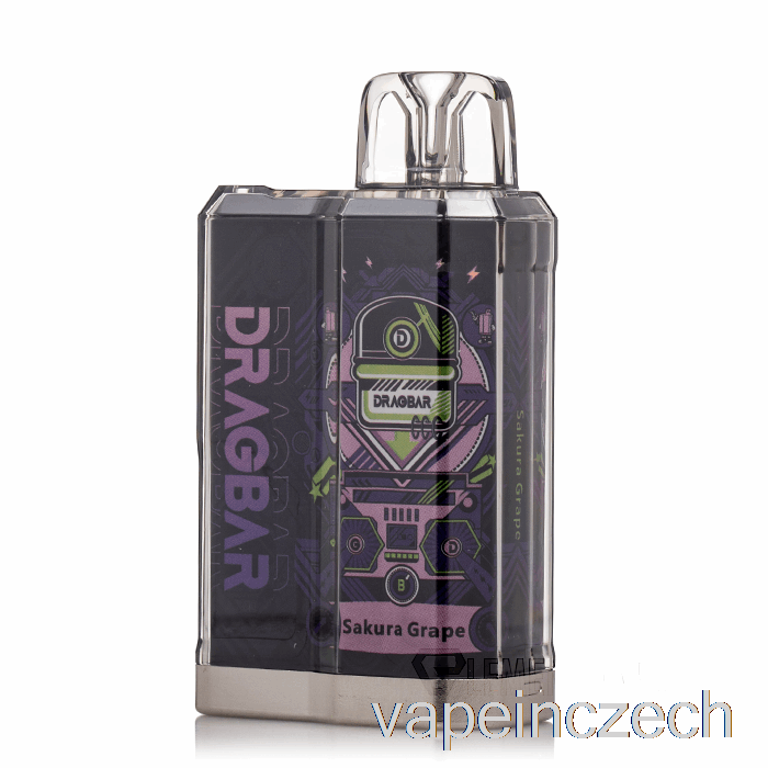 Dragbar B3500 Jednorázové Sakura Grape Vape Pero